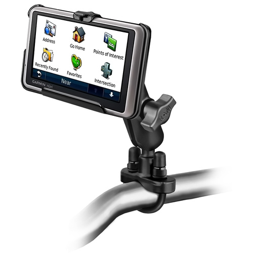 RAM Handlebar U-Bolt Mount for Garmin nuvi 1300 & 2400 Series + More