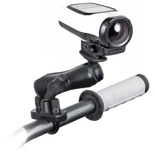 RAM Handlebar U-Bolt Double Ball Mount for Garmin VIRB™ Camera Adapter