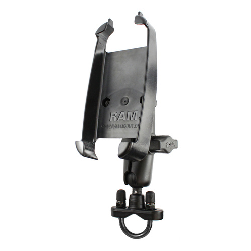 RAM Handlebar U-Bolt Double Ball Mount for Lowrance AirMap 600C + More