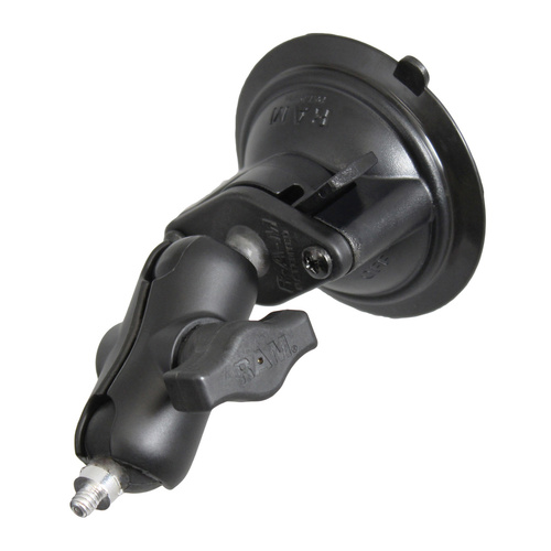 RAM Twist-Lock™ Suction Cup Mount with 1/4"-20 Threaded Stud - Short