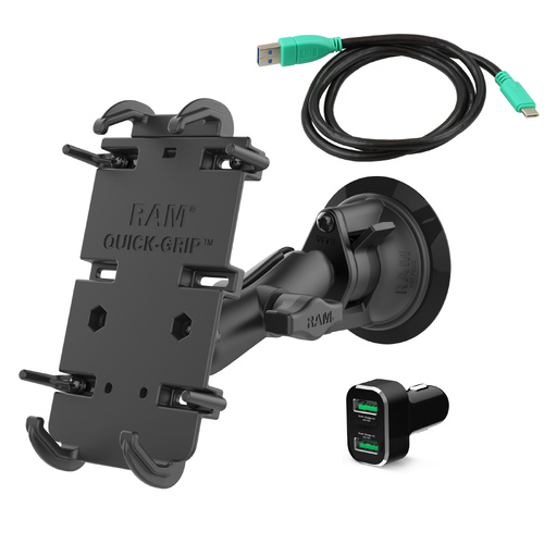 RAM Quick-Grip™ XL Type-C Vehicle Bundle