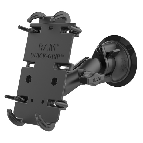 RAM Quick-Grip™ XL Phone Mount with Twist-Lock™ Suction Cup - Medium
