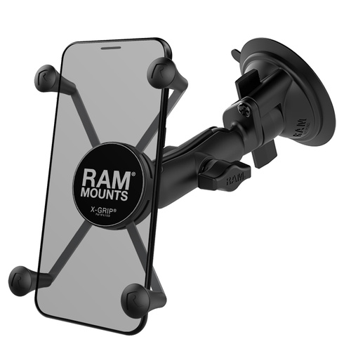 RAM-B-166-UN10U :: RAM Large X-Grip Phone Mount with Twist-Lock Suction Cup Base