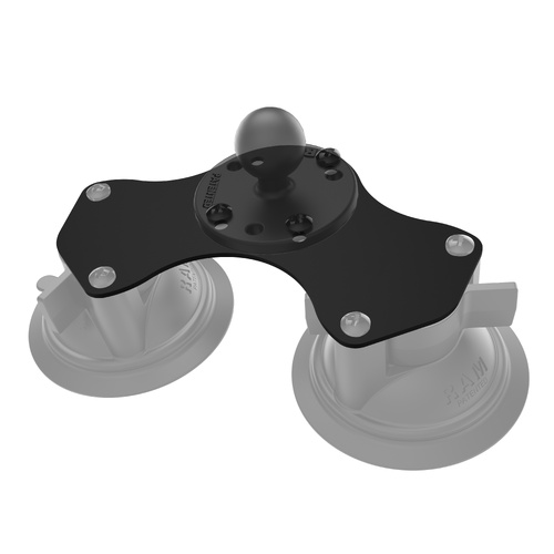 RAM-B-189BPU :: RAM Dual Adapter Plate for RAM Twist-Lock™ Suction Cups