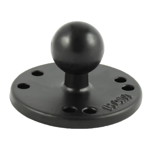 RAM-B-202U :: RAM Round Plate with 1" Ball