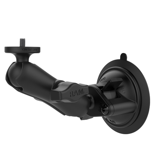RAM Twist-Lock™ Suction Cup Mount with 1/4"-20 Camera Adapter - Short