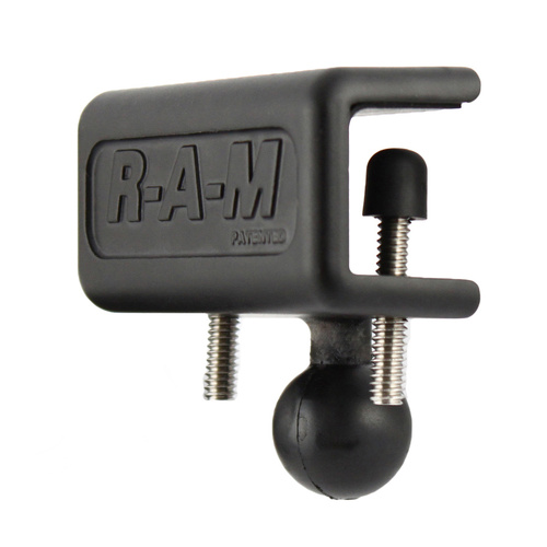 RAM-B-259NKU :: RAM Glare Shield Clamp Ball Base with Stainless Steel Screws