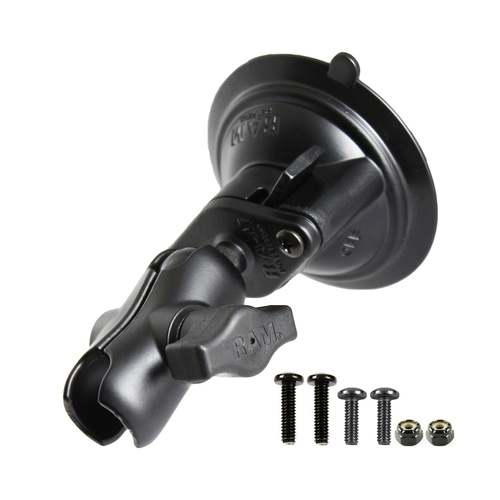 RAM-B-311BU-LO2 :: RAM Twist-Lock™ Suction Cup Base with Socket Arm