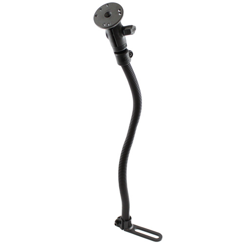 RAM-B-316-1-202U :: RAM Pod I Vehicle Mount with 18" Aluminium Rod and Round Plate
