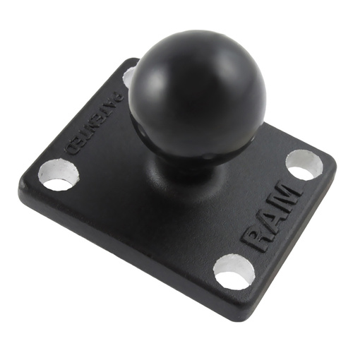 RAM-B-347U-BT :: RAM Ball Adapter with AMPS Plate and 7mm Holes