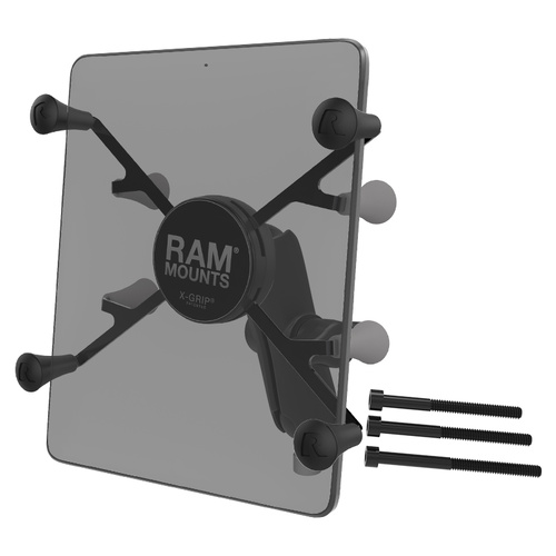 RAM X-Grip with Motorcycle Handlebar Clamp Base for 7"-8" Tablets