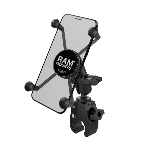 RAM-B-400-A-HOL-UN10BU :: RAM X-Grip Large Phone Mount With Tough-Claw Small Clamp Base - Short