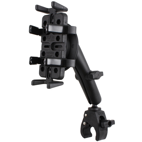 RAM-B-400-C-UN4-ROTO1U :: RAM Finger-Grip™ with Tough-Claw™ Small Clamp Mount & RAM Roto-View™