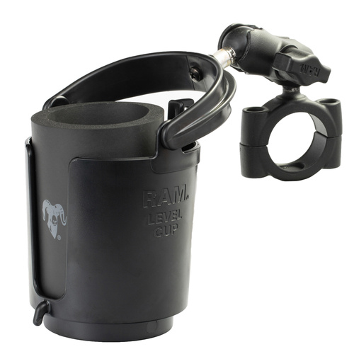 RAM-B-408-112-15-A-132U :: RAM Level Cup™ 16oz Drink Holder with RAM Torque™ Large Rail Base