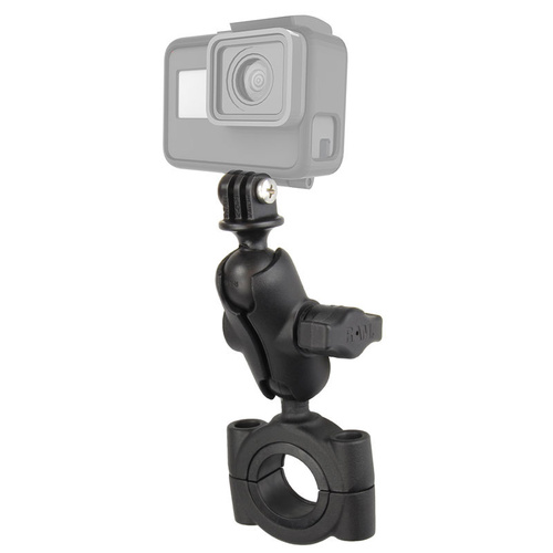 RAM Torque™ Large Rail Base with Universal Action Camera Adapter