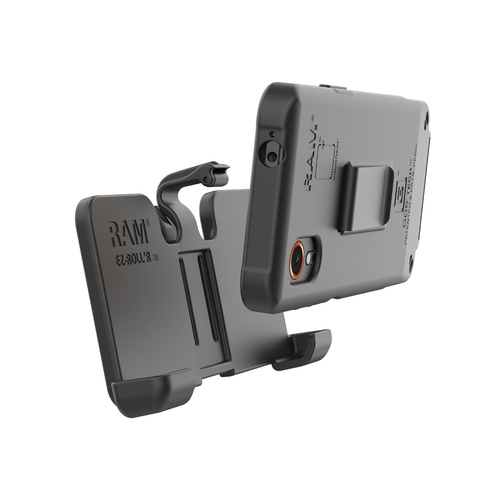 RAM-BC1L-SAM84U :: RAM EZ-Roll'r™ Cradle with Belt Clip Lever for XCover 7, 7 Pro & 6 Pro