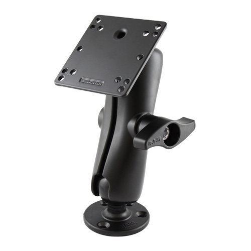 RAM-D-101-NEC2U :: RAM Double Ball Mount with 100x100mm VESA Plate and Large Knob - Medium