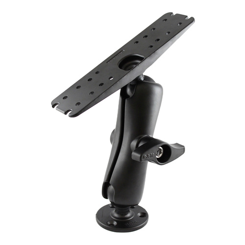 RAM-D-111-MIU :: RAM Large Marine Electronics Mount with Jam Nut - Medium
