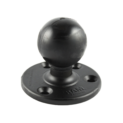 RAM-D-202U :: RAM Large Round Plate with Ball