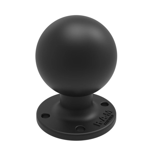 RAM-D-254U :: RAM Round AMPS Plate with D Sized Ball
