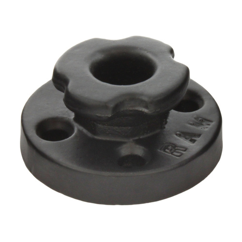 RAM-D-324-OFU :: RAM Round Base Adapter with Large Aluminum Octagon Button