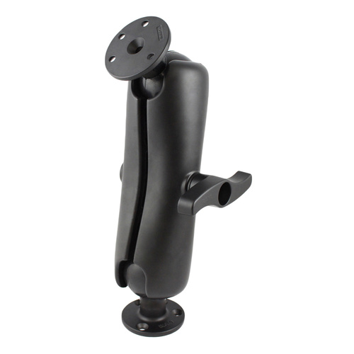 RAM-E-101U :: RAM Double Ball Mount with Two Large Round Plates - E Size Medium