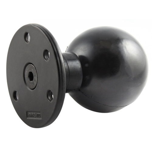 RAM-E-202U-IN1 :: RAM Large Round Plate with Ball & Steel Reinforced Bolt - E Size