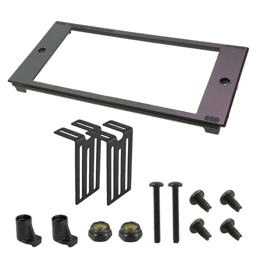 RAM-FP4-6500-3400 :: RAM Tough-Box™ 4" Custom Faceplate for 6.5" x 3.4" Devices