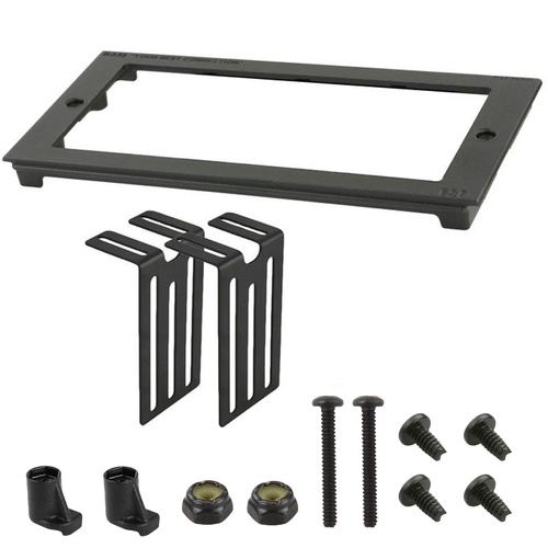 RAM-FP4-7000-3000 :: RAM Tough-Box™ 4" Custom Faceplate for 7" x 3" Devices