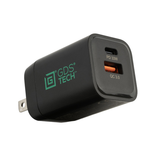 RAM-GDS-CHARGE-PPS-C2W ::GDS Type-C and Type-A 33W 2-Port Wall Charger - PD3.0 & PPS