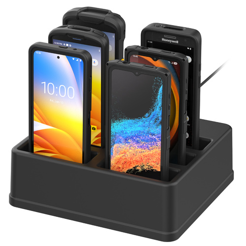 RAM-GDS-DOCK-6G15P ::GDS 6-Port Powered Dock for Handhelds with IntelliSkin