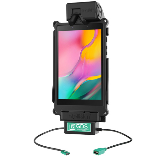 RAM-GDS-DOCK-SAM55CDU :: GDS VEHICLE USBC HIGH SPEED POWER AND DATA DOCK FOR SAMSUNG TAB A 8.0 2019 SM-T290, T295