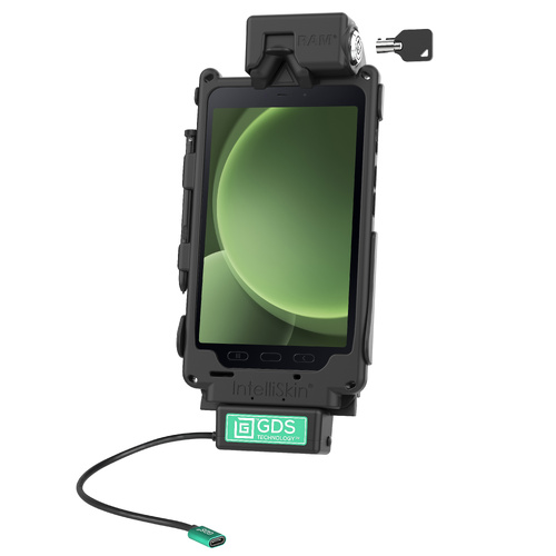RAM-GDS-DOCKL-SAM62CPU :: UNPKD GDS VEHICLE LOCKING DOCK USBC HIGH SPEED W/ FAN FOR SAMSUNG TAB ACTIVE2 & TAB ACTIVE3