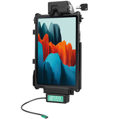 RAM-GDS-DOCKL-SAM76CPU :: GDS VEHICLE LOCKING DOCK USBC HIGH SPEED FOR SAMSUNG TAB S7 11.0" SM-T870