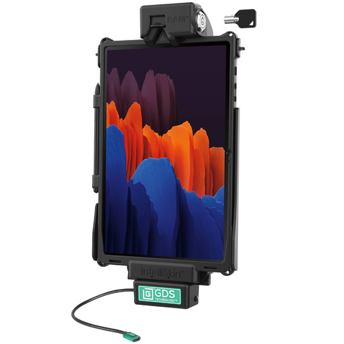 RAM-GDS-DOCKL-SAM78CPU :: GDS VEHICLE LOCKING DOCK USBC HIGH SPEED FOR SAMSUNG TAB S7+ 12.4" SM-T970