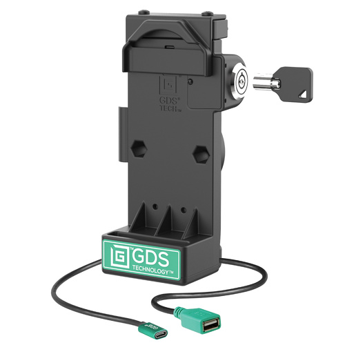 RAM-GDS-DOCKL-V12-U1CPDU ::GDS Uni-Conn™ Locking Spring Loaded Power + Single USB-A Dock