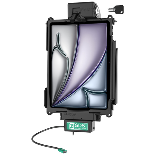 RAM-GDS-DOCKLF-AP32CPU :: GDS VEHICLE LOCKING DOCK USBC HIGH SPEED W/ FAN FOR INTELLISKIN NG FOR APPLE IPAD 11" 1ST - 4TH & 10TH & AIR 4TH GEN