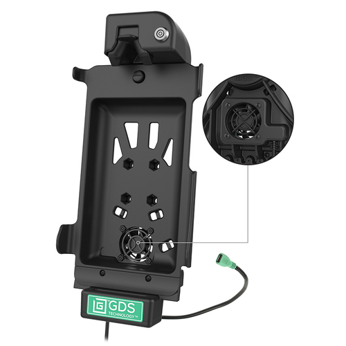 RAM-GDS-DOCKLF-SAM62U :: UNPKD GDS VEHICLE LOCKING DOCK MUSB W/ FAN FOR SAMSUNG TAB ACTIVE2 & TAB ACTIVE3