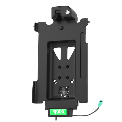RAM-GDS-DOCKLF-SAM78CU :: GDS VEHICLE LOCKING DOCK USBC W/ FAN FOR SAMSUNG TAB S7+ 12.4" SM-T970