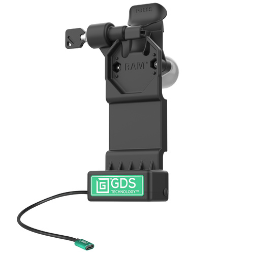 RAM-GDS-DOCKLL-U1CPU ::GDS Uni-Conn™ Left Locking Powered Dock