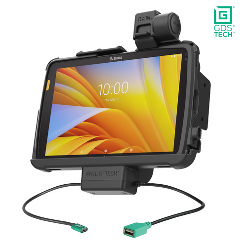 GDS Power + Data Dock with Latch for Zebra ET4x 10" Tablet