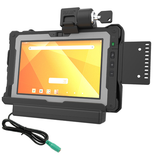 RAM-HOL-GE5PKLU :: RAM Form-Fit Locking Powered Dock for Getac ZX80