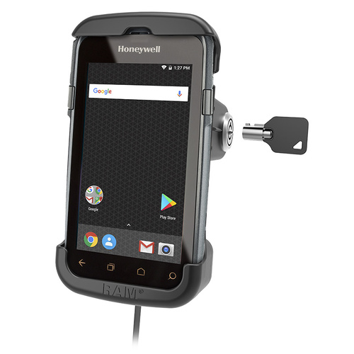 RAM Key-Locking Form-Fit Powered Dock for Honeywell CT50, CT60 Series