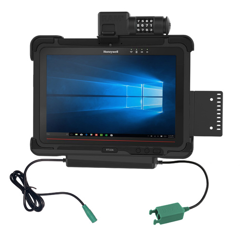 RAM Combo Locking Power + Dual USB Dock for Honeywell RT10 Tablet