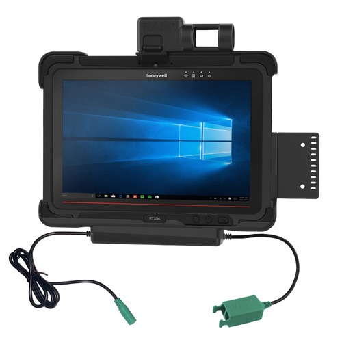 RAM-HOL-HON9PD2U :: RAM Power + Dual USB Dock for Honeywell RT10 Tablet