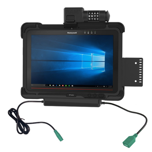 RAM Combo Locking Power + Data Dock for Honeywell RT10 Tablet