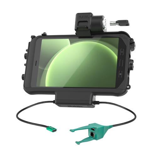 RAM Thin-Dock™ Power + USB-A & RJ45 Data for Tab Active5 & 3