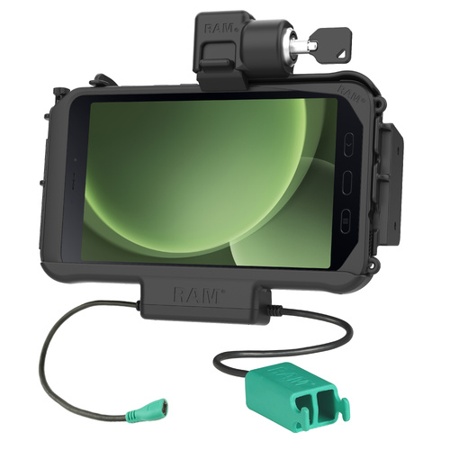RAM Locking Modular Power + Dual USB Dock for Tab Active5 & 3
