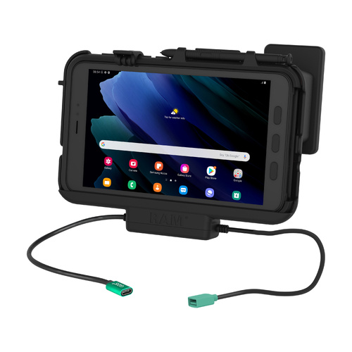 RAM-HOL-SAM60CP-1A-OT1U :: RAM Power + Data Dock for Tab Active3 with OtterBox uniVERSE