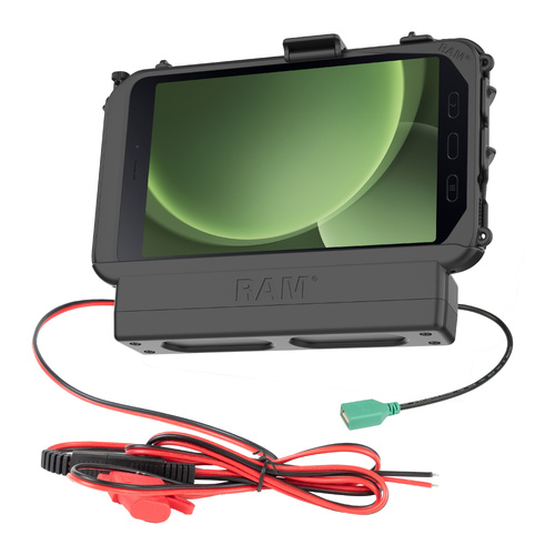 RAM Power + Data Dock for Tab Active5 & 3 with Speaker Box